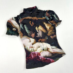 D&G (F/W) 2003 archival renaissance print short sleeve
